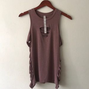 ALO Yoga Slit Muscle Tank